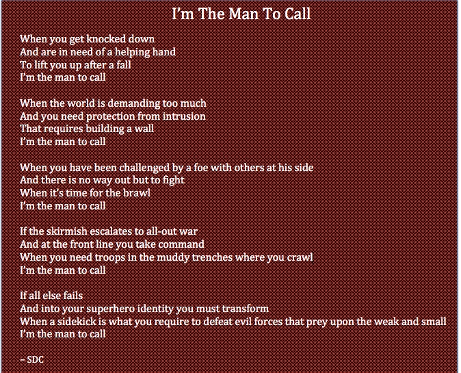 The Man to Call